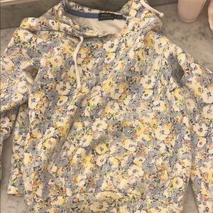 Sweatshirt and shorts Polo by Ralph Lauren Floral Hoodie - Yellow and Blue